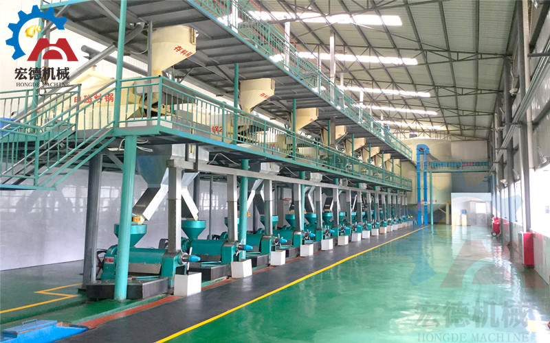 菜籽油榨油生產線