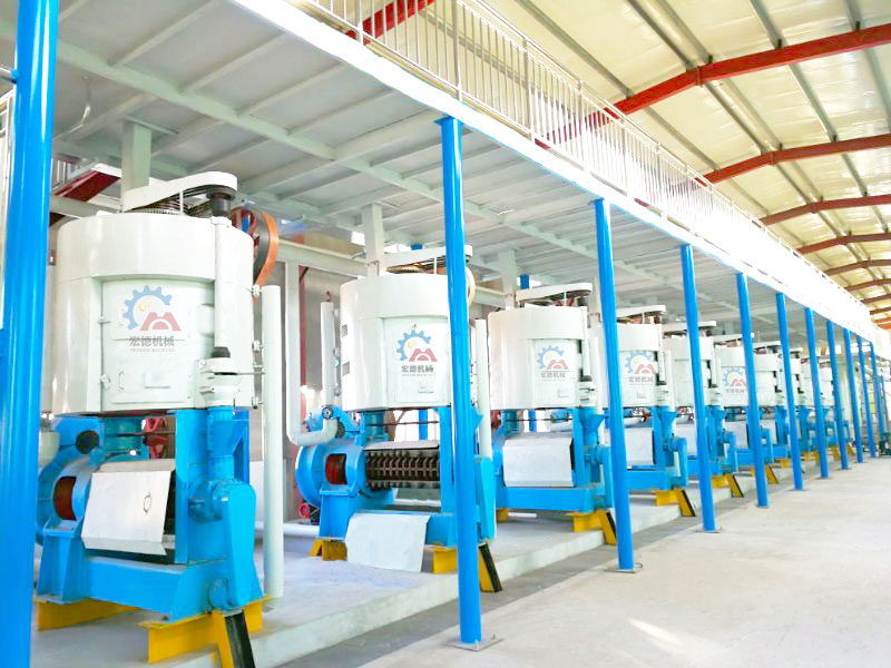 亞麻籽油壓榨生產(chǎn)線